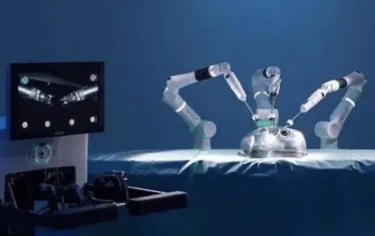 Kabòn fib chirijikal konpozan medikal: bra robotik, panno kabann